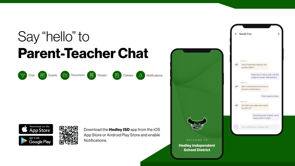 say hellp to parent teacher chat